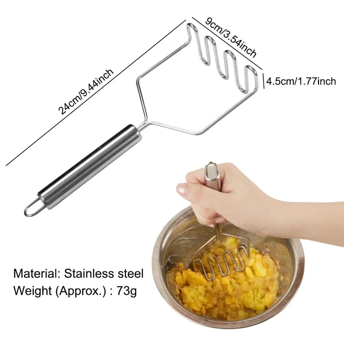 Stainless Steel Potato Masher