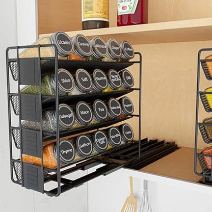 Pull Out Spice Rack Organizer