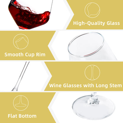 12pc 20oz Wine Glasses