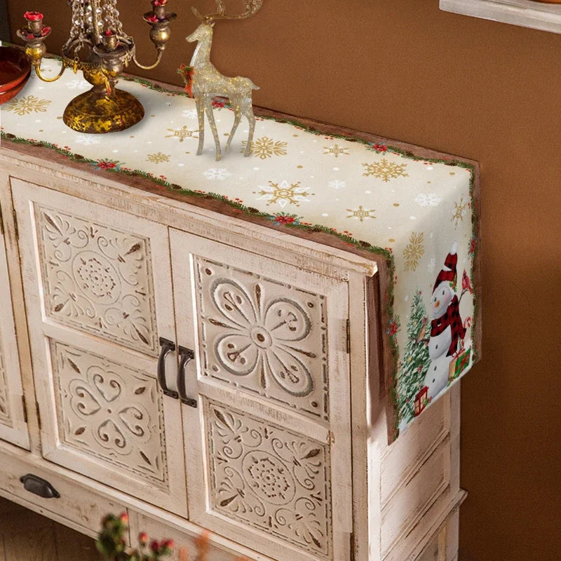 Christmas Snowflake Table Runner