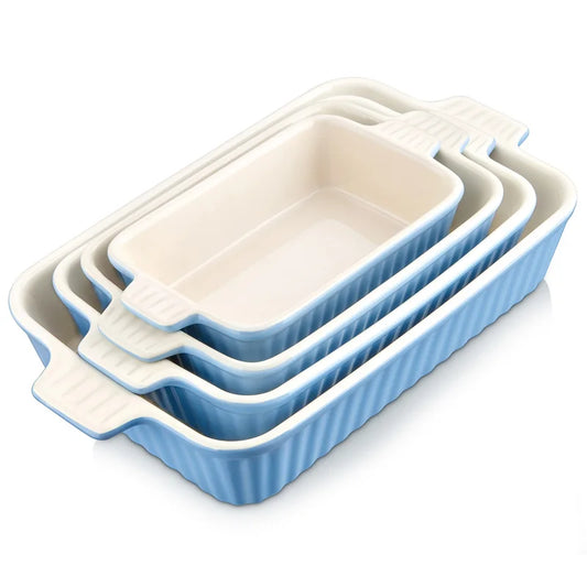 4-Piece Table Baking Dish Plate