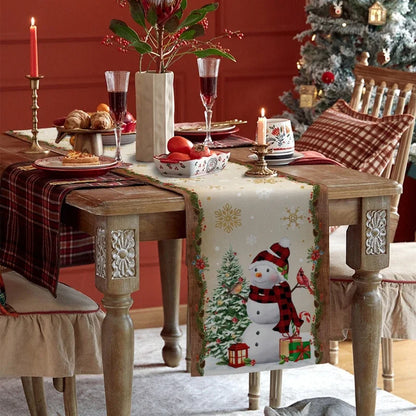 Christmas Snowflake Table Runner