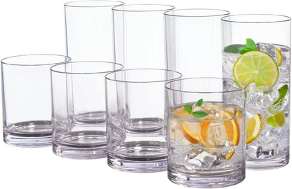 Set of 16 Drinking Glasses