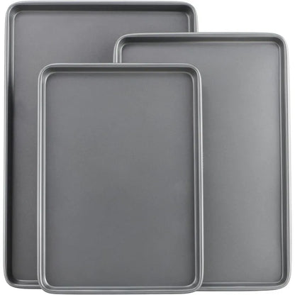 Nonstick  3-Piece Cookie Sheet Set