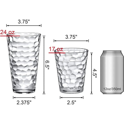 16 and 24 oz Plastic Tumblers