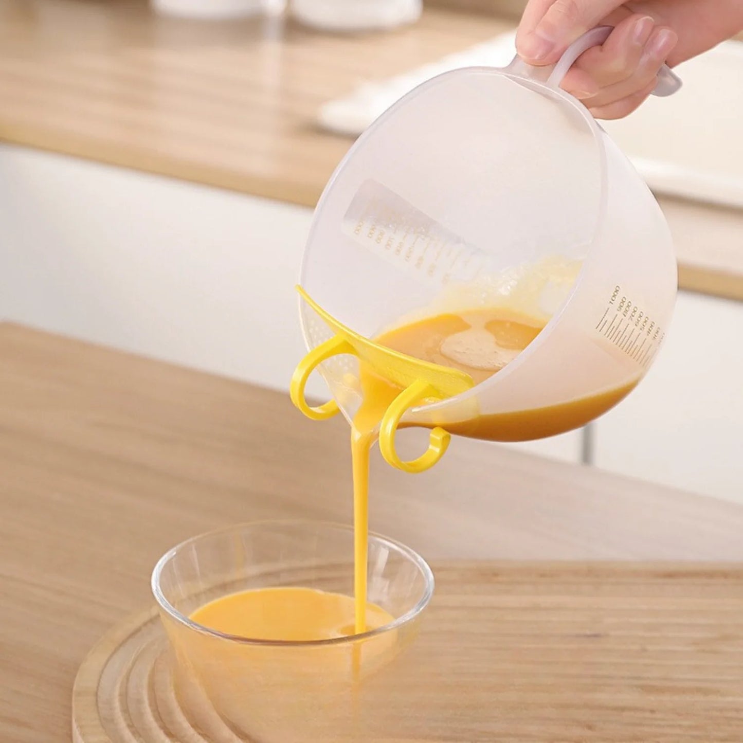 Plastic Mixing Bowl Set with Yolk Separator