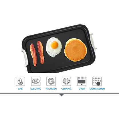 Anodized Nonstick Double Burner Griddle