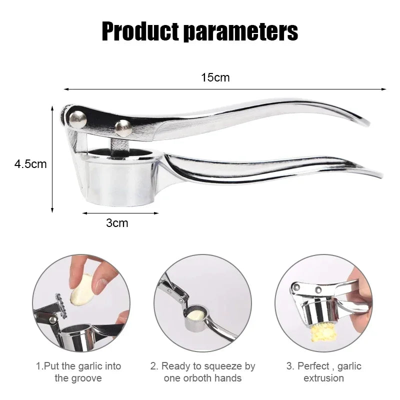 Garlic Press Crusher Mincer