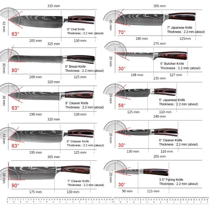 Chef Knife Set