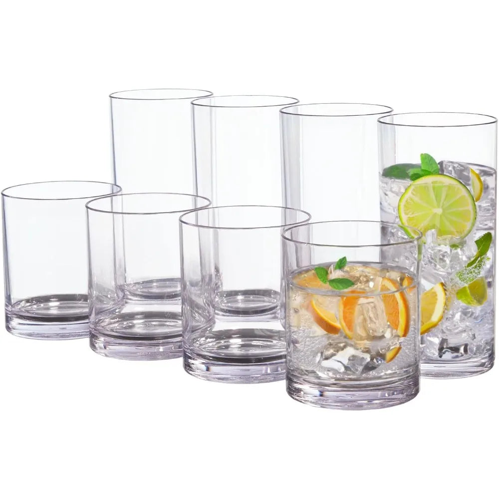 Set of 16 Drinking Glasses