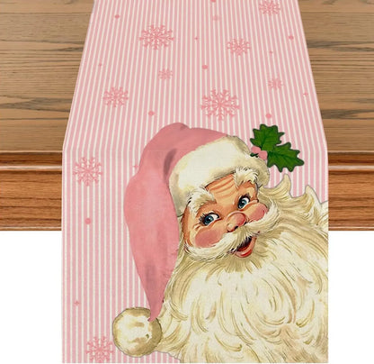 Linen Christmas Table Runner