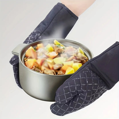 Silicone Oven Mitts And Pot Holder