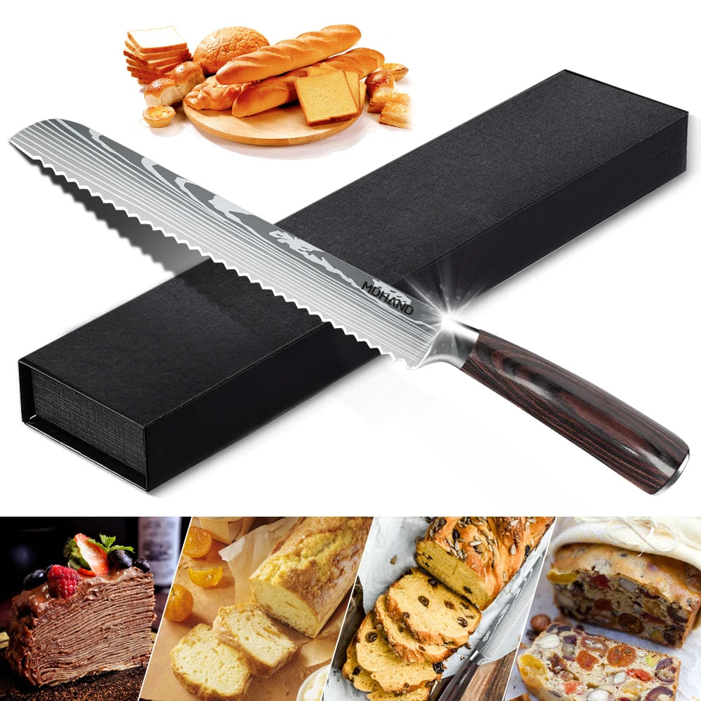 Kitchen Bread Knife Serrated