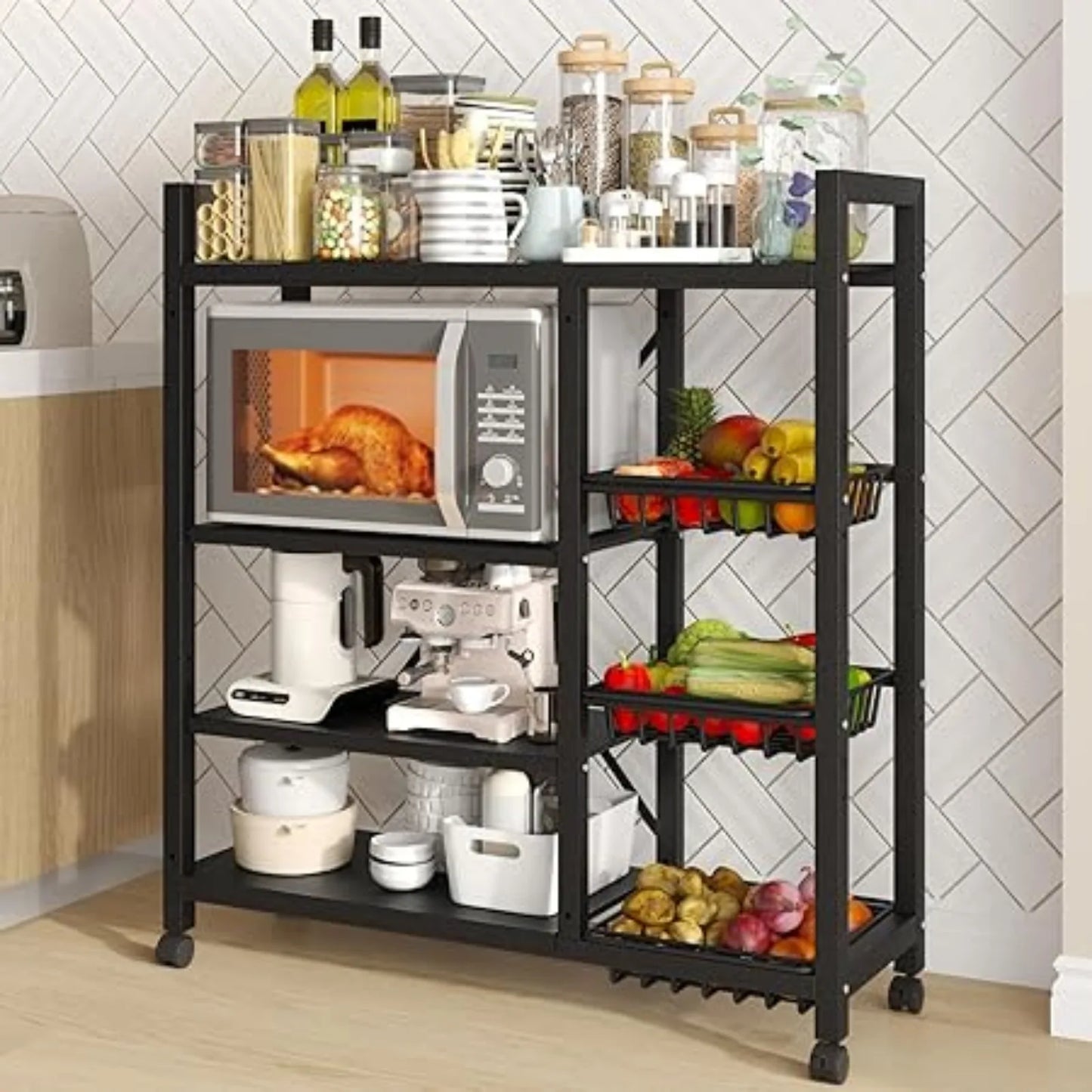 Pull Out Spice Rack Organizer