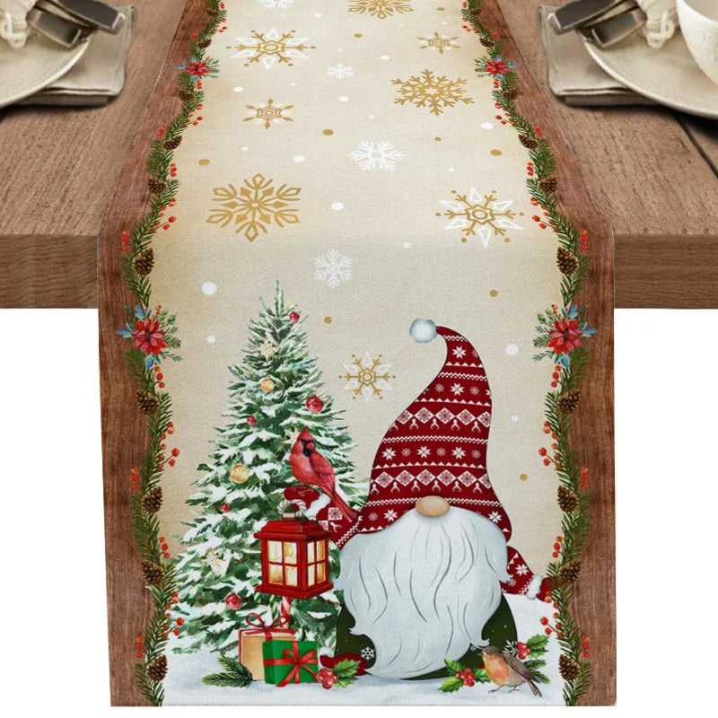 Christmas Snowflake Table Runner