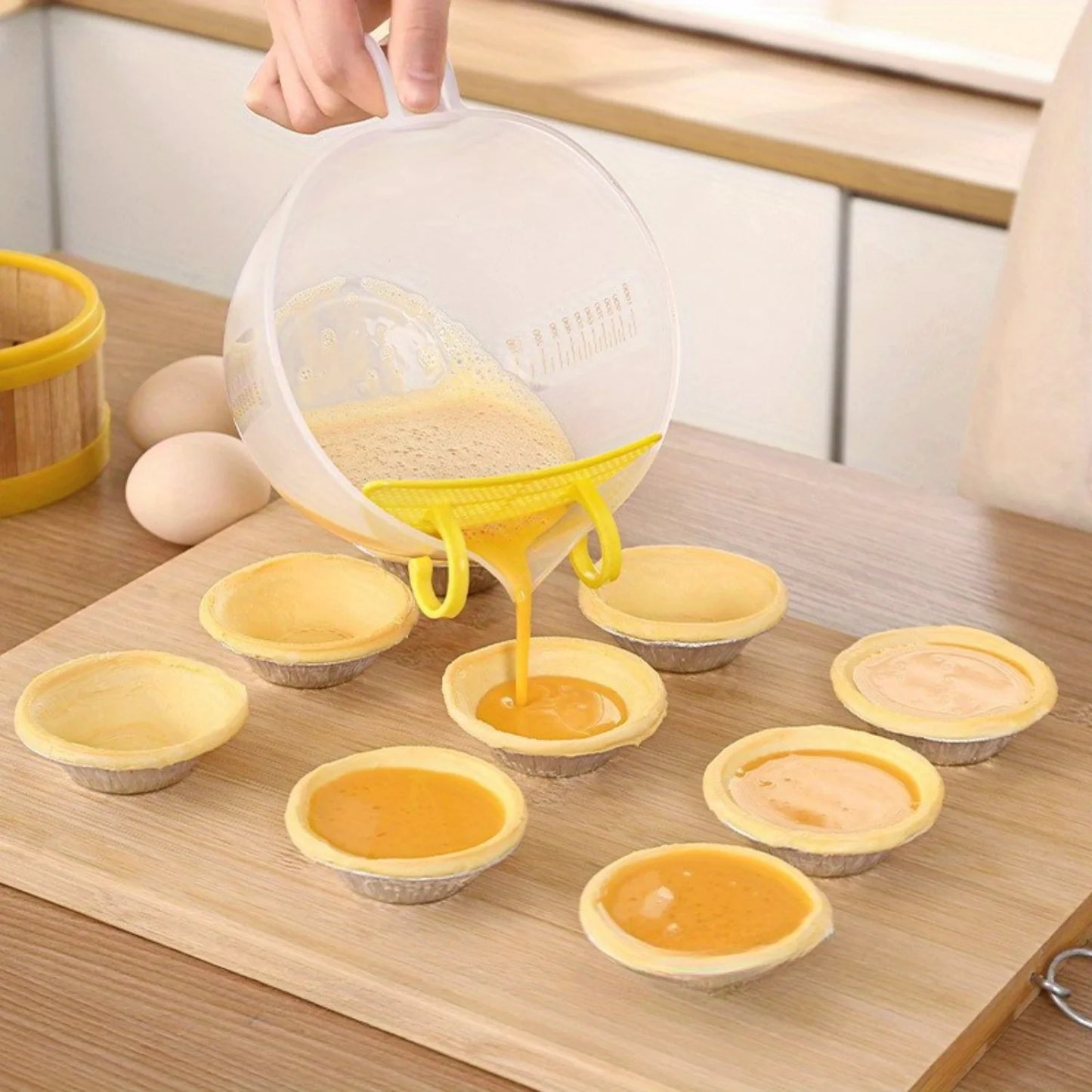 Plastic Mixing Bowl Set with Yolk Separator