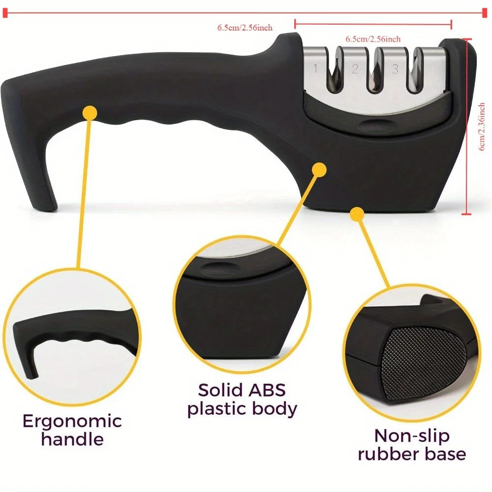 3-Level Knife Sharpener