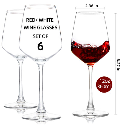 12pc 20oz Wine Glasses