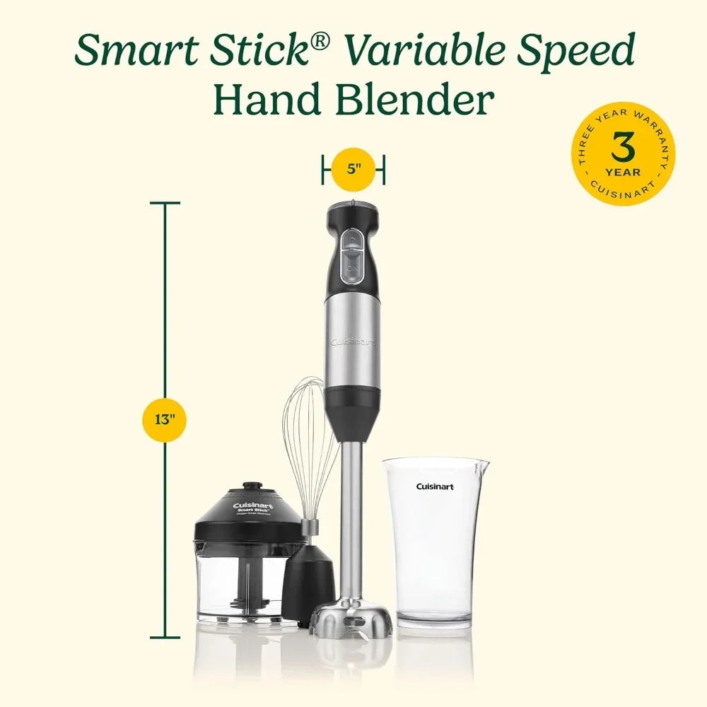 CSB-179 Smart Stick Variable Speed Hand Blender, Stainless Steel